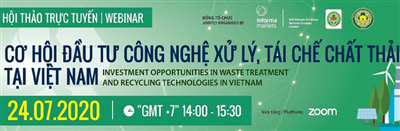Cơ hội đầu tư công nghệ xử lý, tái chế chất thải tại Việt Nam